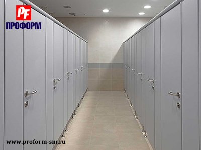 Yonga levhadan yapılan WC kabinler sistemi PF 25M standart №2