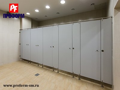 Monolit plastikten yapılan WC kabinler sistemi PF monoli №5